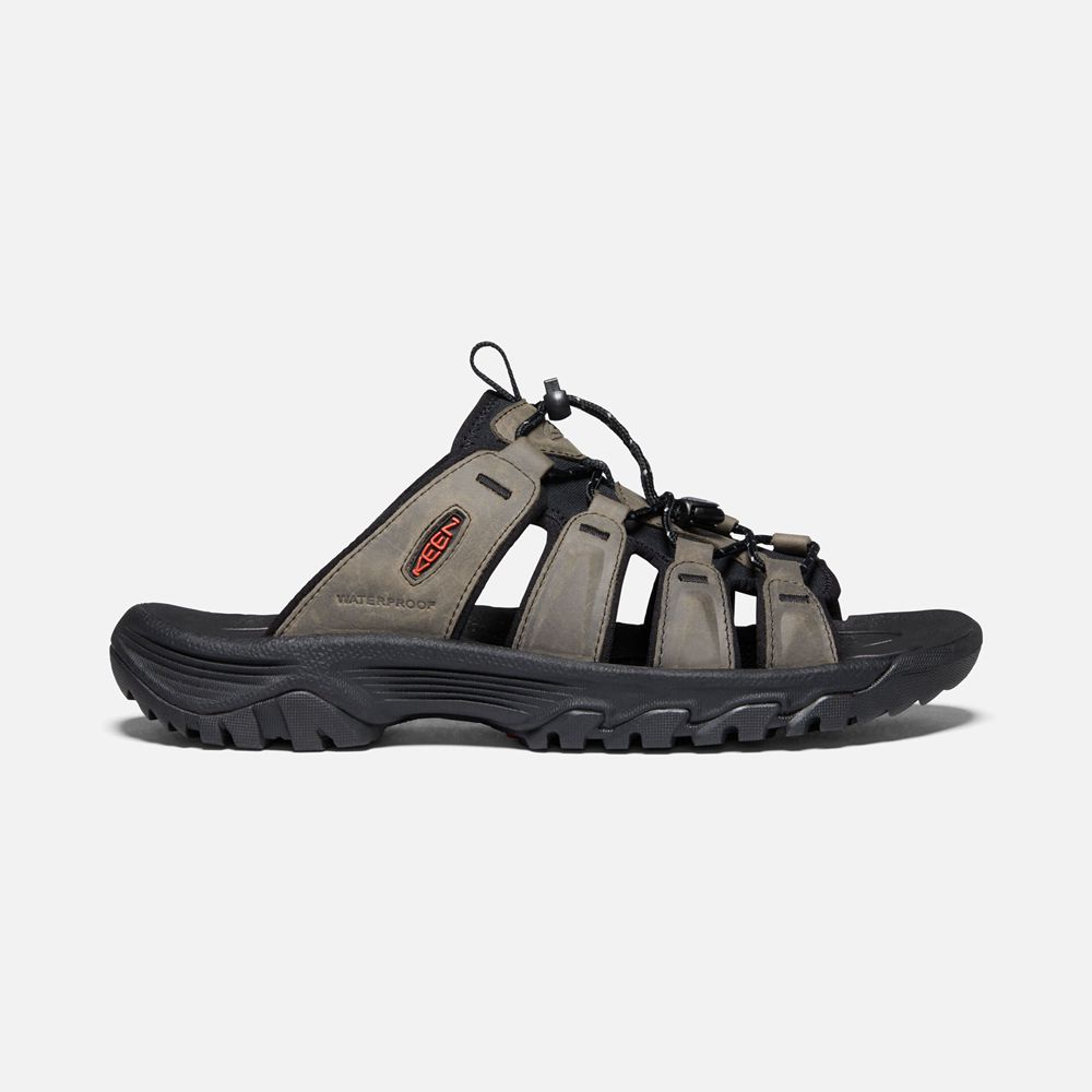 Pantuflas Keen Mexico Negros/Grises - Hombre Targhee Iii Sandal - BE0153487